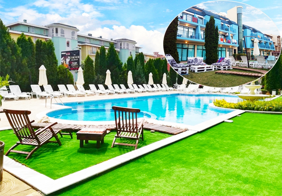 Нощувка на човек на база All inclusive + басейн в хотел Пауталия, Слънчев бряг