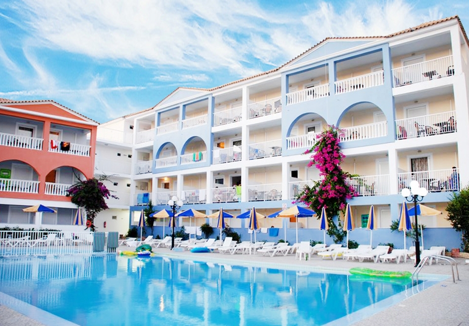 Ранни записвания за море на о. Закинтос. Нощувка на база All Inclusive + басейн само на 100м. от плажа в хотел Planos Aparthotel. Дете до 12г. - БЕЗПЛАТНО!