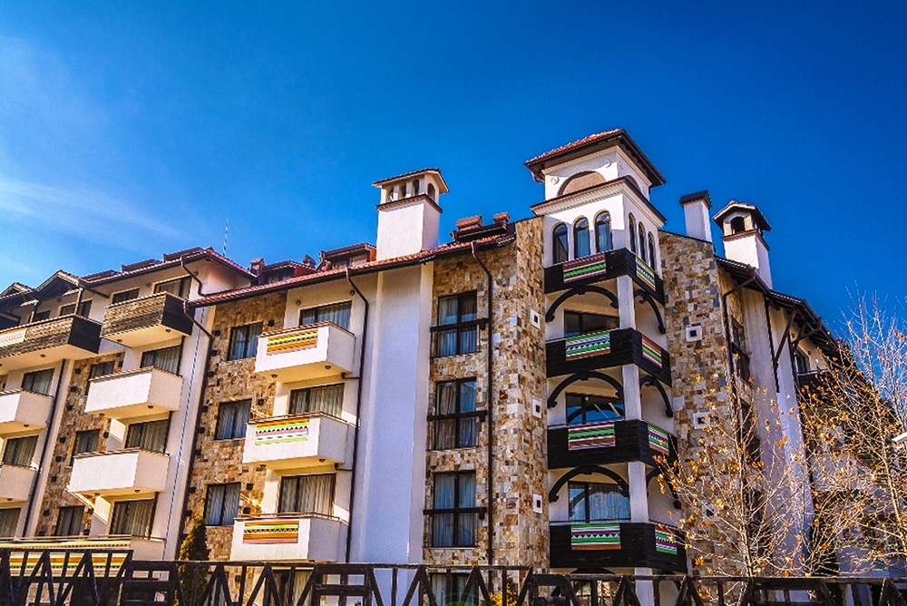 Нощувка в апартамент за четирима + руска баня в  апарт хотел Дрийм***, Банско