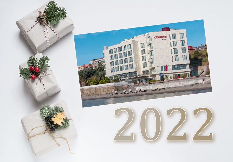 Нова година в Чанаккале, Турция! 3 нощувки на човек със закуски, 1 стандартна и една празнична вечеря в Hampton by Hilton Hotel 5*