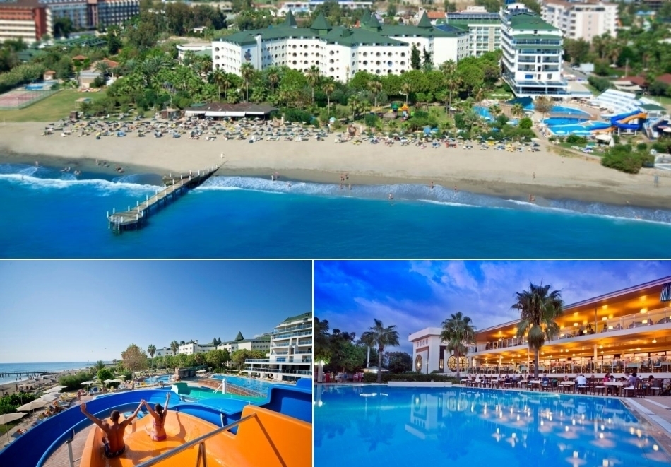Почивка в MC BEACH RESORT HOTEL 5*, Алания, Турция. Чартърен полет от София + 7 нощувки на човек на база Ultra All inclusive