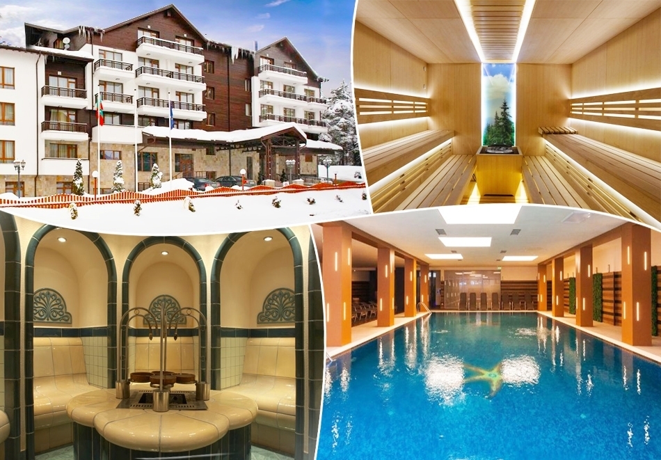 На ски в Боровец! Нощувка на човек със закуска и вечеря + басейн и релакс зона в комплекс Боровец Хилс 5*