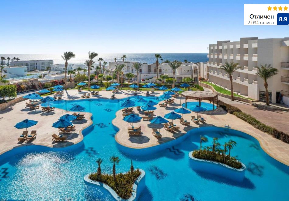 През ноември в DOUBLETREE BY HILTON SHARKS BAY RESORT 4*, Шарм ел Шейх, Египет! Полет от София + 7 нощувки на човек на база All inclusive