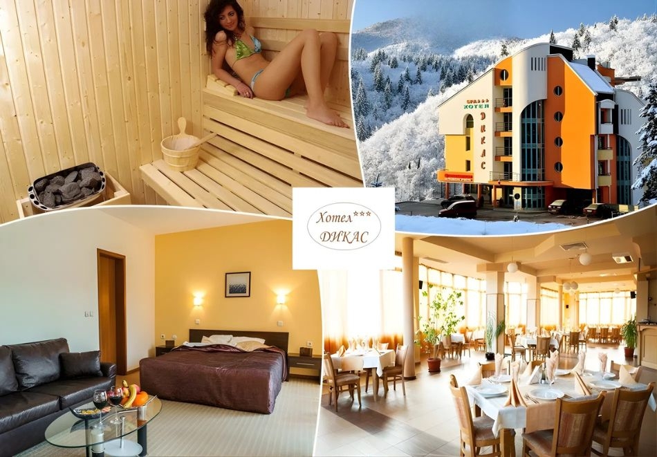 Нова година в Смолян! 2, 3 или 4 нощувки на човек със закуски и Празнична вечеря с програма и DJ в хотел Дикас