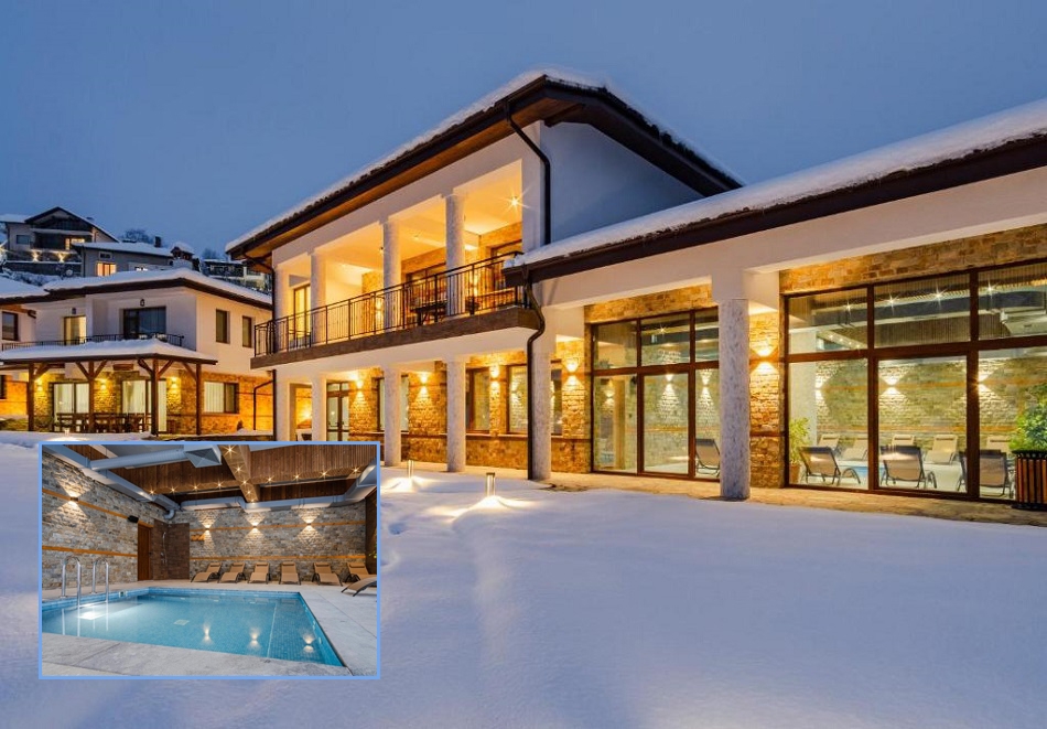 Наем за една нощувка на вила за 8 човека със закуска + сауна, парна баня и джакузи в Къщи за гости Даффи, Смолян