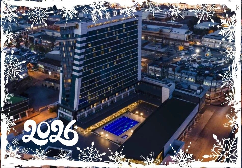 Нова 2026 година в Истанбул, Турция: 3 нощувки на човек със закуски + Новогодишна гала вечеря с DJ програма + басейн и релакс зона в Windsor Hotel & Convention Center 5* от Ню Сън Травел