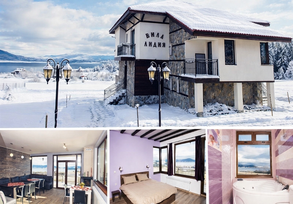 Нощувка за двама с дете до 12г. или наем на вила за 20 човека + външно топло джакузи от Вила Лидия, Цигов чарк