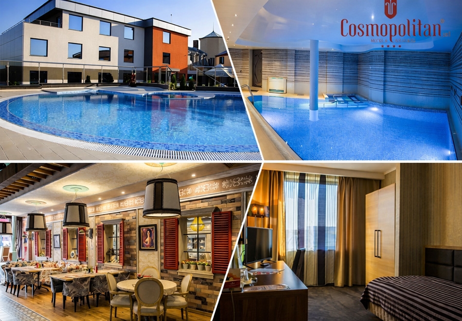 Почивка в Русе: Нощувка на човек със закуска + вътрешен басейн и фитнес от Хотел Космополитан****