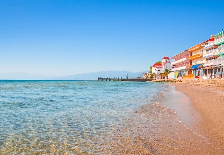 Почивка през май на Олимпийска ривиера, Гърция: Транспорт + 5 нощувки на човек със закуски в Fotini's Beach