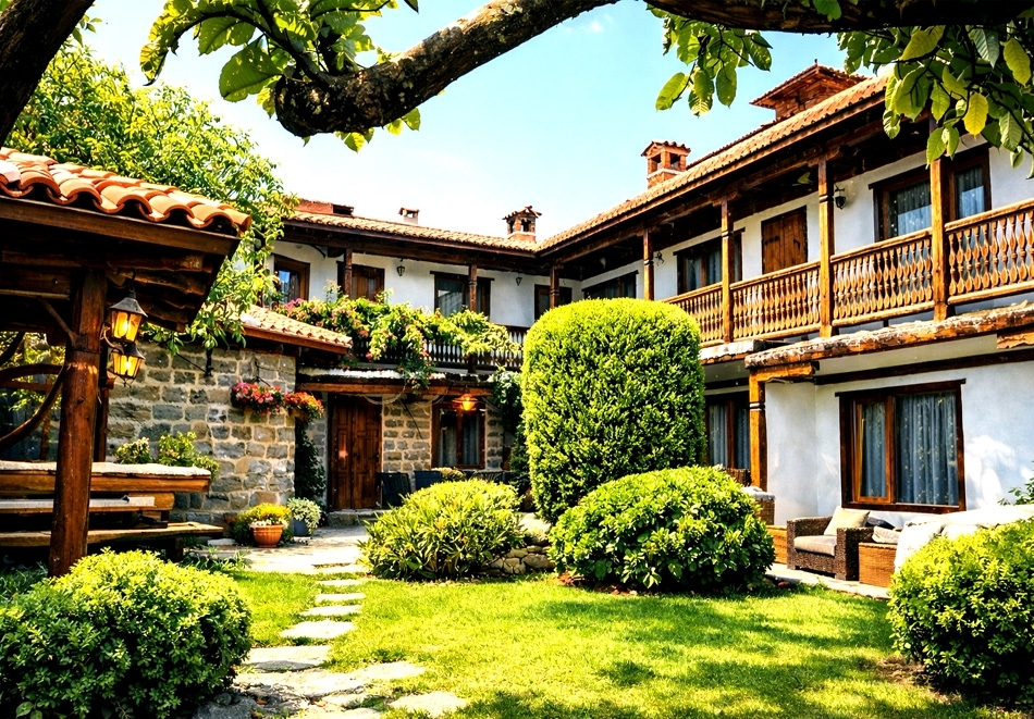 Почивка в Банско: Нощувка в самостоятелна къща за 18 човека + ползване на механа от Къща за гости Клечерова