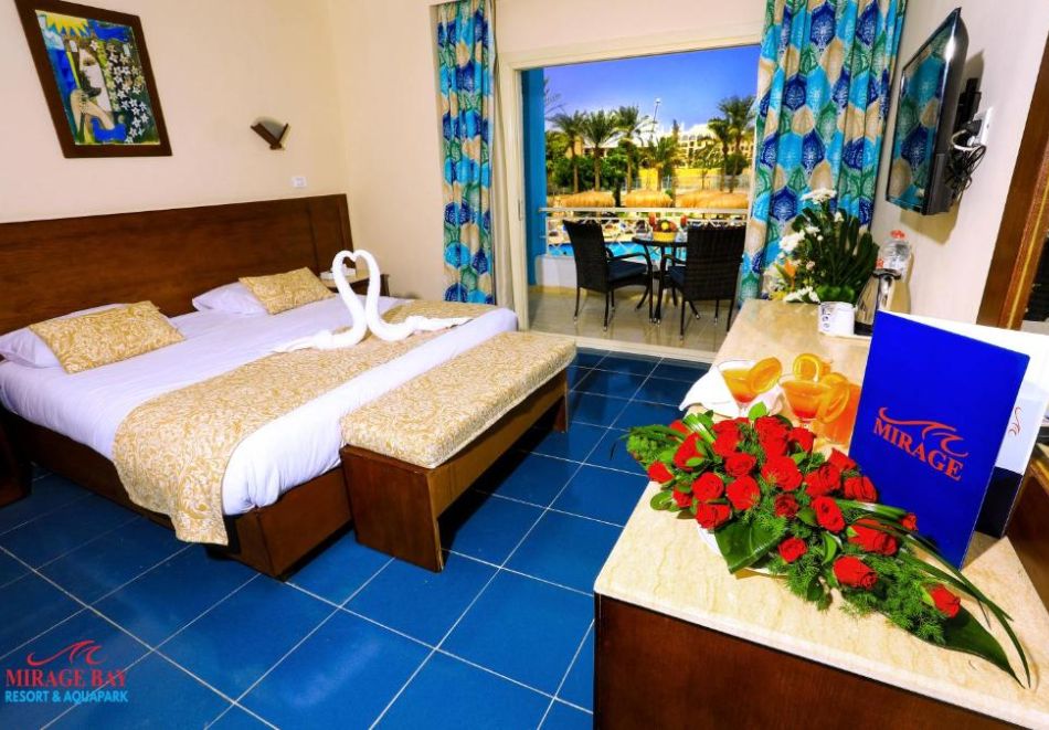 На първа линия в MIRAGE BAY RESORT & AQUA PARK 4*, Хургада, Египет! Чартърен полет от София + 7 нощувки за ДВАМА на база All Inclusive + аквапарк!, снимка 7