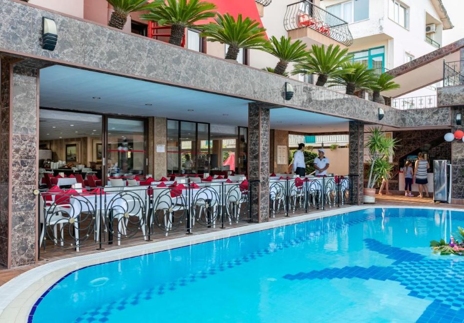 На първа линия в Aleria Belport Beach Hotel 4*, Кемер, Турция. Чартърен полет от София + 7 нощувки за ДВАМА на база All Inclusive, снимка 3