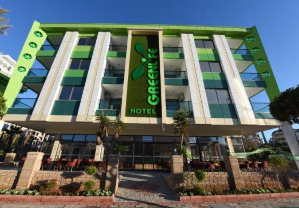 На 150 м. от плажа в Алания! Полет от София + 7 All Inclusive нощувки на човек в Green Life Hotel 4* + шезлонги и чадър на плажа., снимка 4