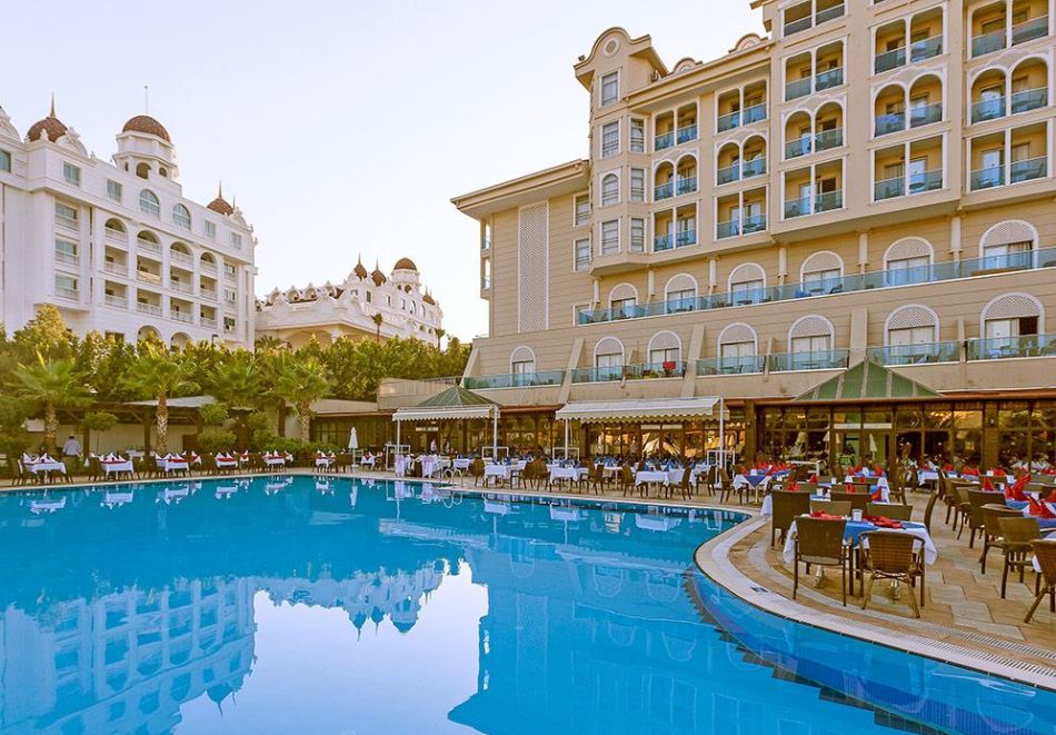 През 2026 - 7 дневна Аll Inclusive почивка на човек в SULTAN OF SIDE HOTEL 5*, Сиде, Турция + автобусен транспорт. Дете до 11.99 безплатно, снимка 9