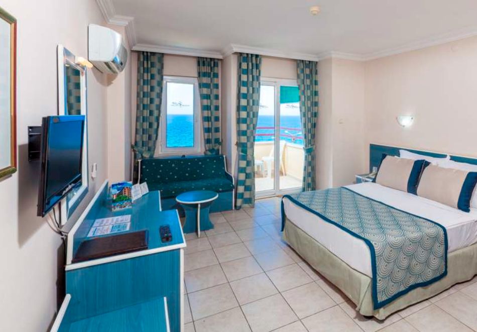 На първа линия в GALAXY BEACH HOTEL 4*, Алания, Турция 2026. Чартърен полет от София или Варна + 7 All Inclusive нощувки на човек, снимка 5