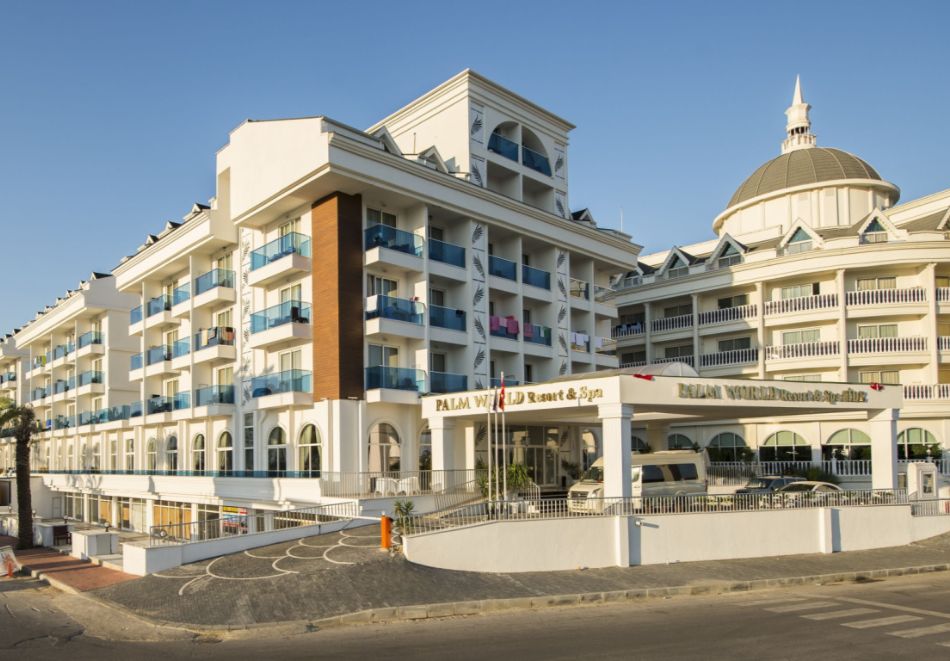 Почивка в Сиде, Турция: Автобусен транспорт + 7 нощувки на човек на база All Inclusive в Palm World Resort & Spa Side 4*, снимка 2