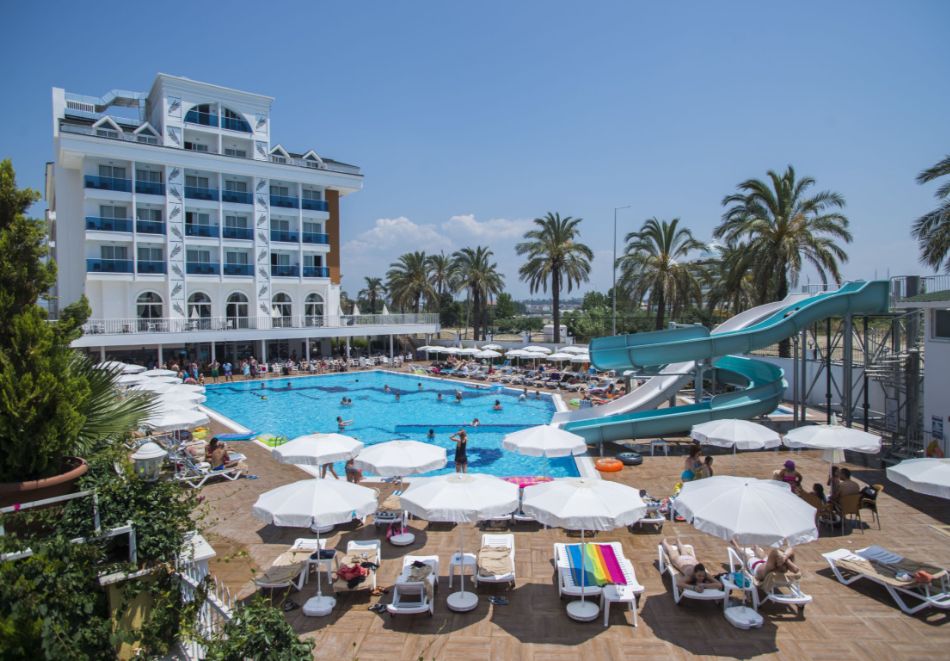 Почивка в Сиде, Турция: Автобусен транспорт + 7 нощувки на човек на база All Inclusive в Palm World Resort & Spa Side 4*, снимка 3