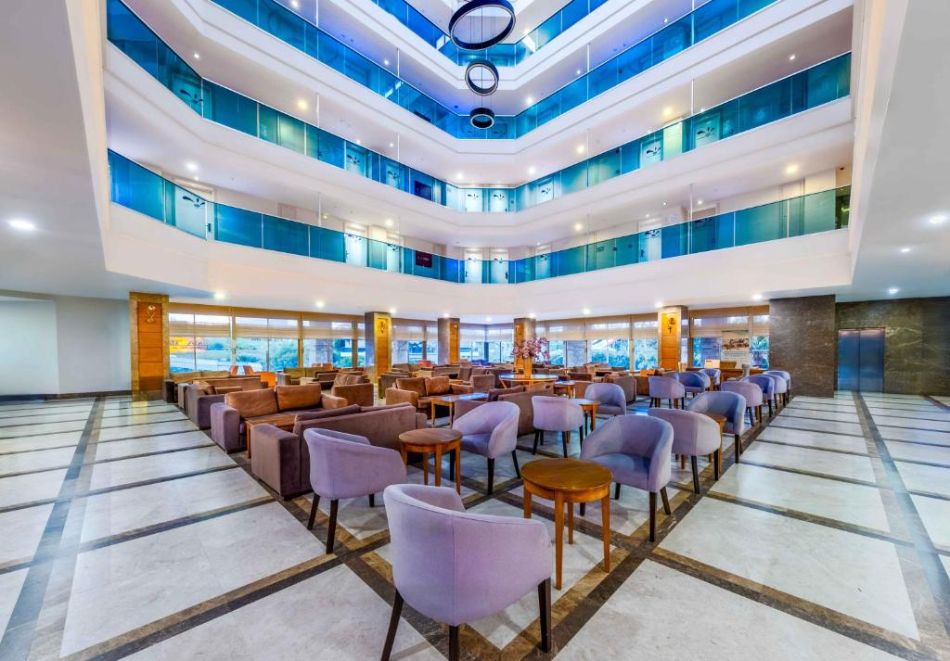 Почивка в Сиде, Турция: Автобусен транспорт от Варна и Бургас + 7 нощувки на човек на база Аll Inclusive + басейни в RAMADA RESORT BY WYNDHAM SIDE 4*, снимка 11