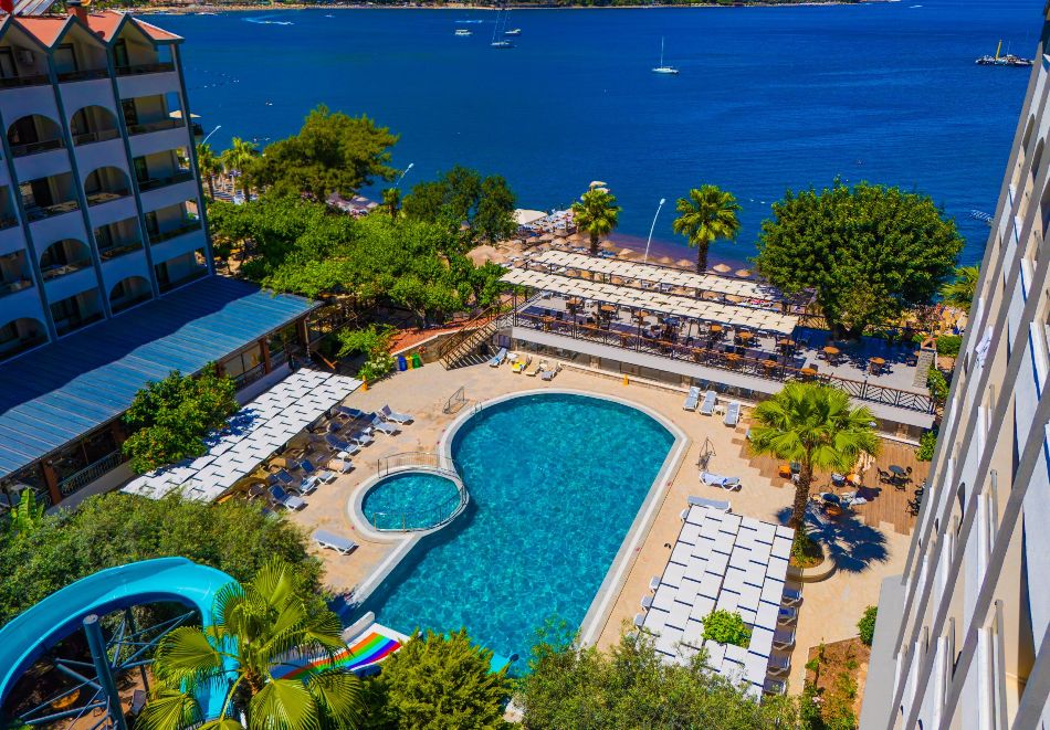 На първа линия в Мармарис, Турция: Чартърен полет от София + 7 нощувки на човек на база All Inclusive в GOLMAR BEACH HOTEL, снимка 4