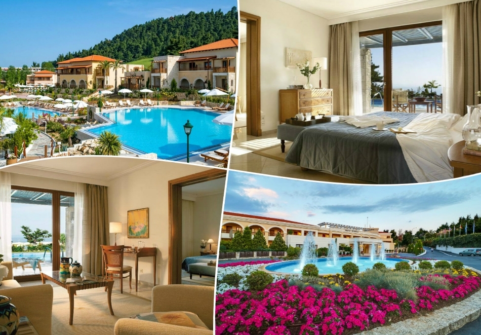 24 май в Халкидики! 3 нощувки на човек със закуски и вечери  в Aegean Melathron Thalasso Spa Hotel *****  от Аеротур ММ