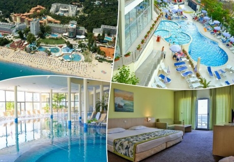 През юни в Златни пясъци на Първа линия! Нощувка на човек на база All Inclusive или със закуска и вечеря в парк хотел Голдън Бийч****. Дете до 12г. – БЕЗПЛАТНО