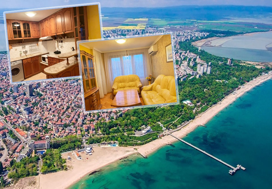 Нощувка за до четирима в апартамент за гости Катлея, на 200 м. от плажа в Бургас