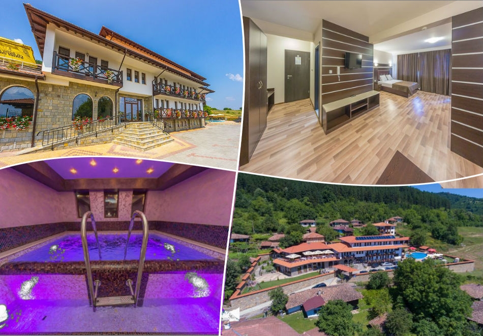 Нощувка на човек със закуска, обяд и вечеря + релакс пакет в НОВООТКРИТИЯ комплекс Панорама, гр. Елена. Дете до 14г. - БЕЗПЛАТНО!