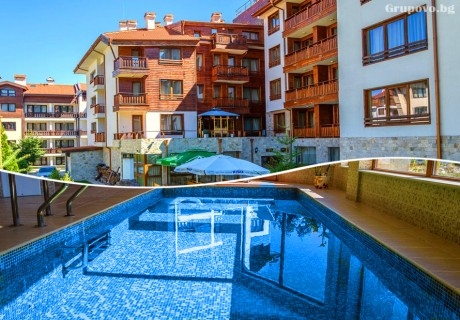 Нощувка на човек на база All inclusive Light + отопляем басейн и релакс зона в хотел Евъргрийн, Банско! Дете до 12г. - БЕЗПЛАТНО!