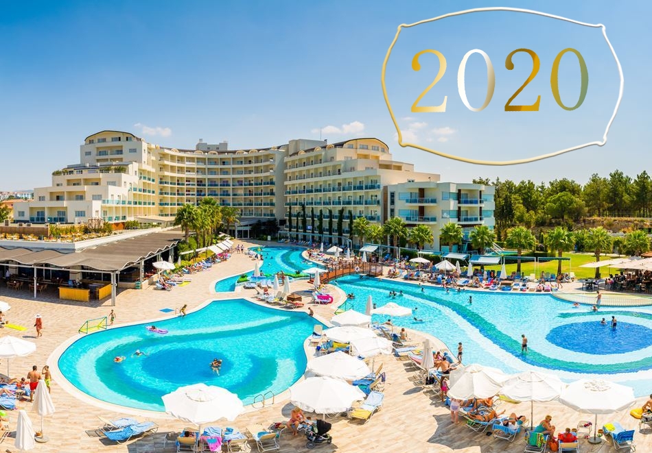 Нова година в Кушадасъ, Турция! 4 нощувки на човек на база All Inclusive + Новогодишна гала вечеря + СПА в хотел Sea Light Resort*****