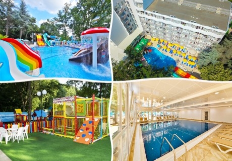 Късно лято в Златни пясъци! Нощувка на човек на база All Inclusive от хотел Престиж Делукс Хотел Аквапарк Клуб****
