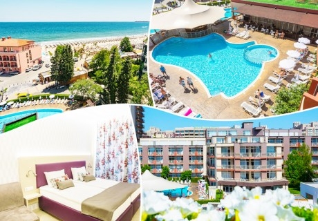 3, 5, 7 или 10 нощувки на база Ultra All Inclusive + басейн, шезлонг и чадър на плажа от МПМ хотел Астория****, на 1-ва линия в Слънчев бряг