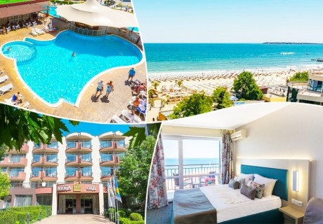 3, 5, 7 или 10 нощувки на база Ultra All Inclusive + басейн, шезлонг и чадър на плажа от МПМ хотел Орел, на 1-ва линия в Слънчев бряг