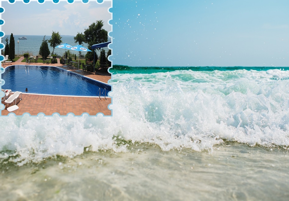 Септември на ПЪРВА линия в Свети Влас! 2 нощувки за четирима от Апартамент Сън Палас