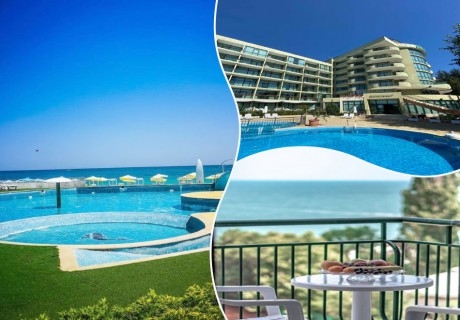 02 - 24 август в Златни пясъци на 30м. от плажа! Нощувка на човек на база All Inclusive + басейн в хотел Палм Бийч