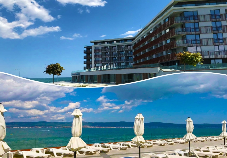 Септември на 50 метра от плажа в Слънчев бряг - нощувка в студио, едноспален или двуспален апартамент от Комплекс Парадизо