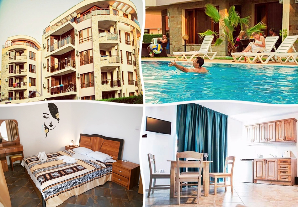 Нощувка на човек в Апарт хотел Магнолия Гардън, Слънчев бряг