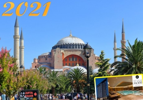 Нова година в Истанбул, хотел Wish More Hotel Istanbul*****. 3 нощувки на човек със закуски и СПА + доплащане за новогодишна вечеря от ТА Далла Турс