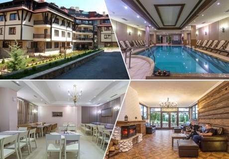 2 или 3 нощувки на човек на база All inclusive light + отопляем басейн, сауна и парна ба от хотел Мария Антоанета, Банско. Плащате 5 нощувки, получавате 6!