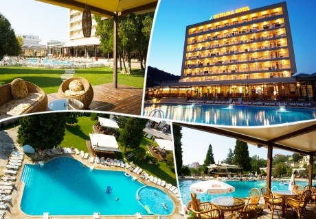 Нощувка на база All inclusive на човек + басейн и анимация в Хотел Детелина***, К.к.Златни пясъци, район Чайка