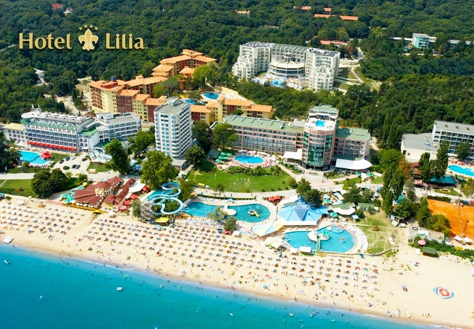 Цяло лято на ПЪРВА ЛИНИЯ в Златни пясъци. Нощувка на човек на база All inclusive в хотел Лилия****