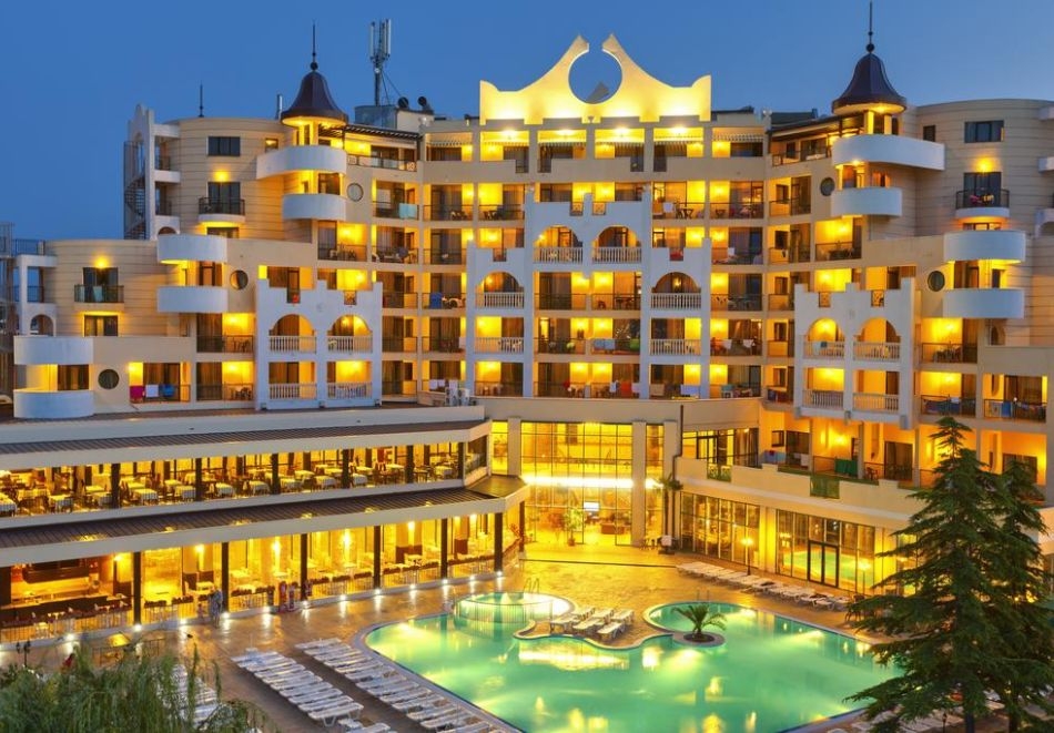 Нощувка на човек на база All Inclusive + СПА процедури + басейн и анимация в хотел Империал Ризорт, Слънчев бряг