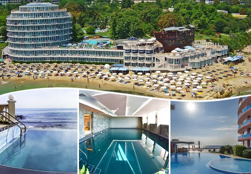 Нощувка на човек на база All Inclusive + минерални басейни, СПА , шезлонг и чадър от хотел Сириус Бийч. в Св. Св. Константин и Елена! Дете до 11.99г. БЕЗПЛАТНО