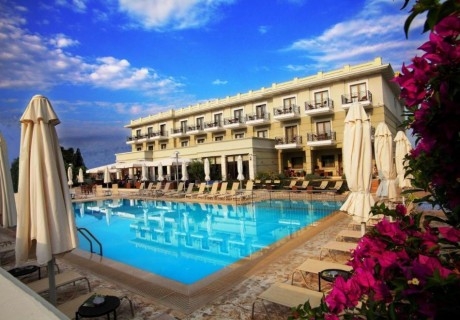 Нощувка на човек със закуска и вечеря + басейн и спа процедури в Danai Hotel and Spa, Пиерия, Олимпийска Ривиера. Дете до 5.99г. БЕЗПЛАТНО