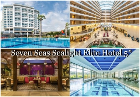 Лято 2022! Почивка в хотел SEVEN SEAS SEALIGHT ELITE 5*, Кушадасъ, Турция! 7 нощувки на човек на база Ultra Inclusive! Дете до 12 г. безплатно! Собствен транспорт!