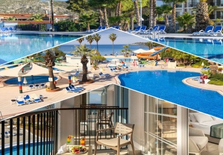 Почивка в Кушадасъ, Турция! 5 нощувки на човек на база Аll Inclusive в хотел EPHESIA HOLIDAY BEACH CLUB HV 5* + басейни, сауна и турска баня. Собствен транспорт!