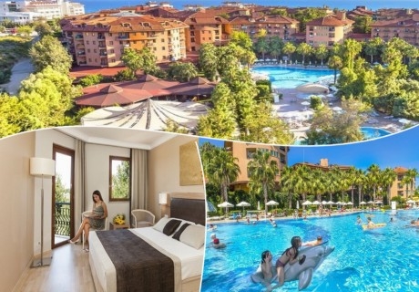 Майски празници в OTIUM FAMILY STONE PALACE 5*, Сиде, Турция! Автобусен транспорт + 7 нощувки на човек на база All Inclusive + басейни и водни пързалки!
