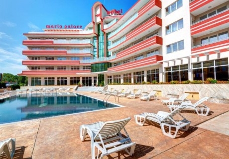 Нощувка на човек на база All Inclusive + басейн в НОВООТКРИТИЯ хотел Мария Палас****, Слънчев бряг. Дете до 12г. - БЕЗПЛАТНО