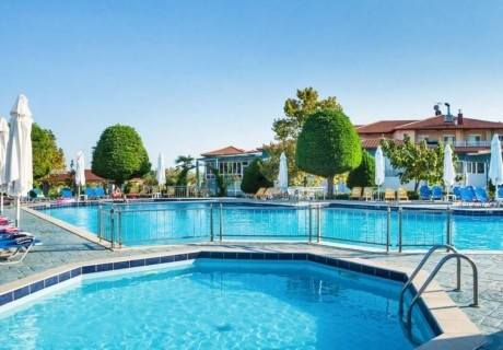 На 200м. от плажа в Гърция! 3+ нощувки на база All Inclusive на човек + басейн в хотел Grand Platon, Олимпийска Ривиера, Халкидики! Дете до 11.99г. БЕЗПЛАТНО!