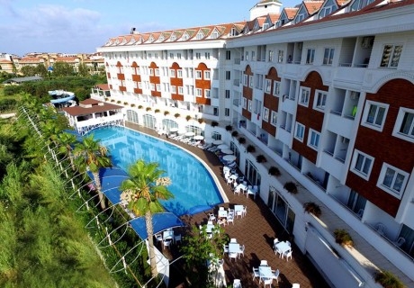 Лято 2022 в хотел Side Royal Paradise 5*, Сиде, Турция! Автобусен транспорт + 7 нощувки на човек на база All inclusive + басейни! Дете до 11.99 безплатно