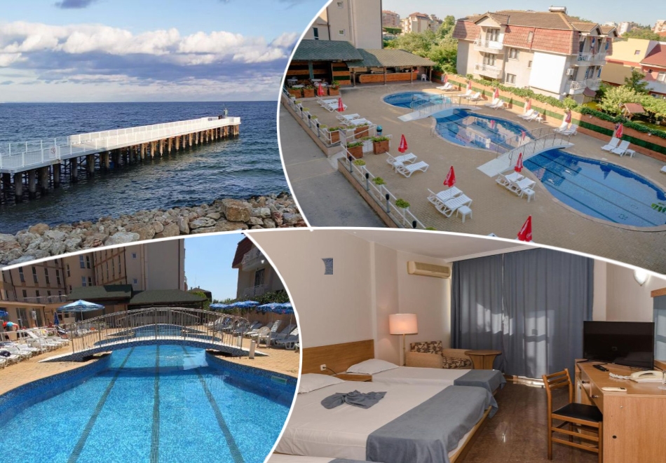 Лято в Константин и Елена! Нощувка на база All Inclusive на човек + басейн от хотел Аврора***